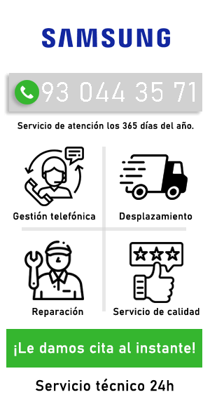 servicio de reparación de electrodomésticos samsung